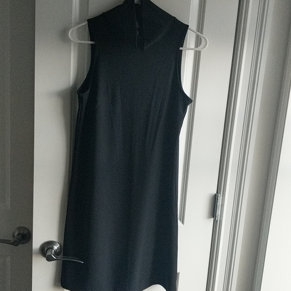 NWT black mid length Banana Republic dress